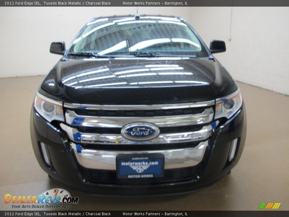 2011 Ford Edge SEL Tuxedo Black Metallic / Charcoal Black Photo #2