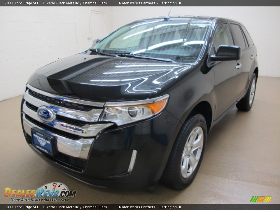 2011 Ford Edge SEL Tuxedo Black Metallic / Charcoal Black Photo #4