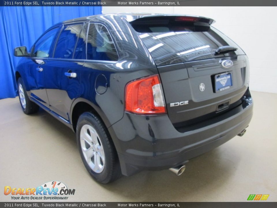 2011 Ford Edge SEL Tuxedo Black Metallic / Charcoal Black Photo #6