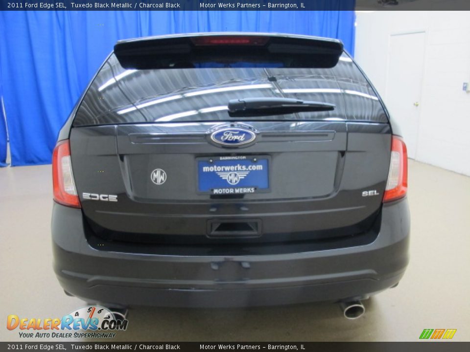 2011 Ford Edge SEL Tuxedo Black Metallic / Charcoal Black Photo #7