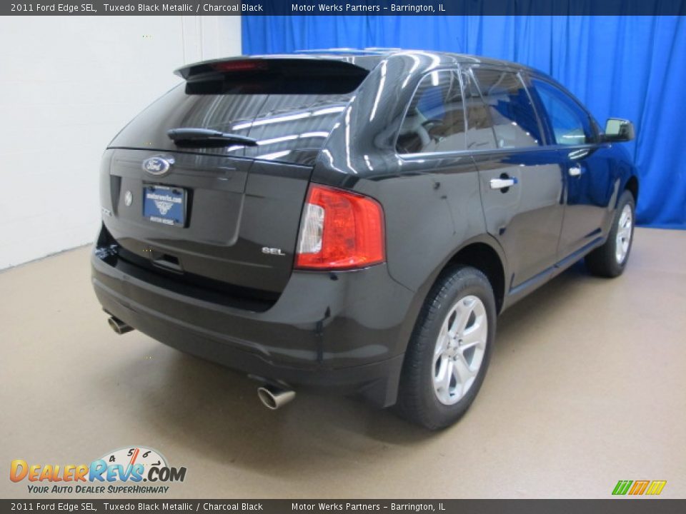 2011 Ford Edge SEL Tuxedo Black Metallic / Charcoal Black Photo #9