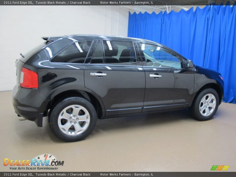 2011 Ford Edge SEL Tuxedo Black Metallic / Charcoal Black Photo #10