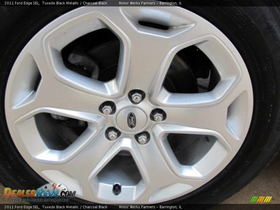 2011 Ford Edge SEL Tuxedo Black Metallic / Charcoal Black Photo #12