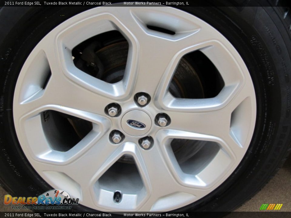 2011 Ford Edge SEL Tuxedo Black Metallic / Charcoal Black Photo #14