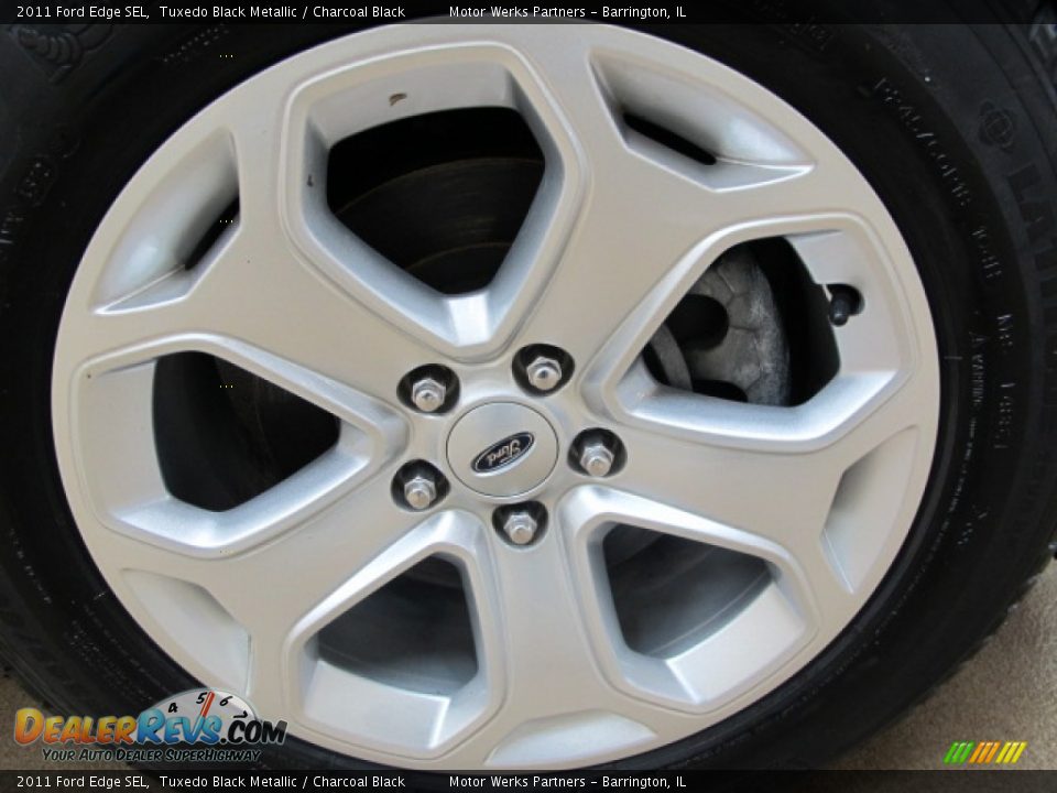 2011 Ford Edge SEL Tuxedo Black Metallic / Charcoal Black Photo #15