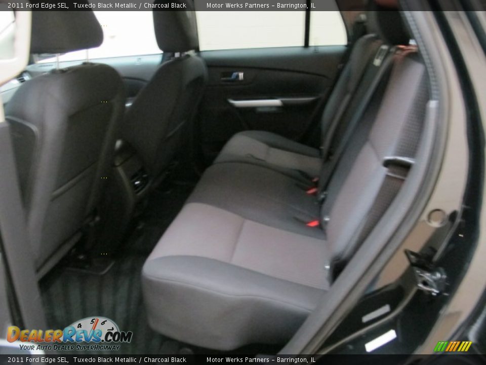 2011 Ford Edge SEL Tuxedo Black Metallic / Charcoal Black Photo #18