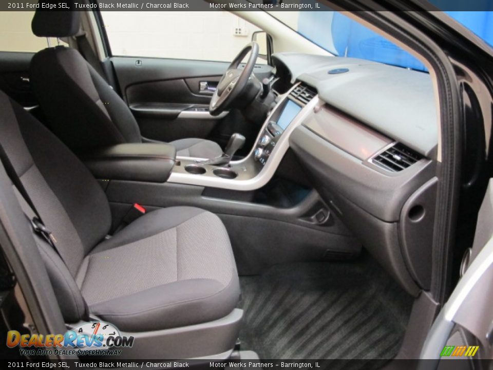 2011 Ford Edge SEL Tuxedo Black Metallic / Charcoal Black Photo #22