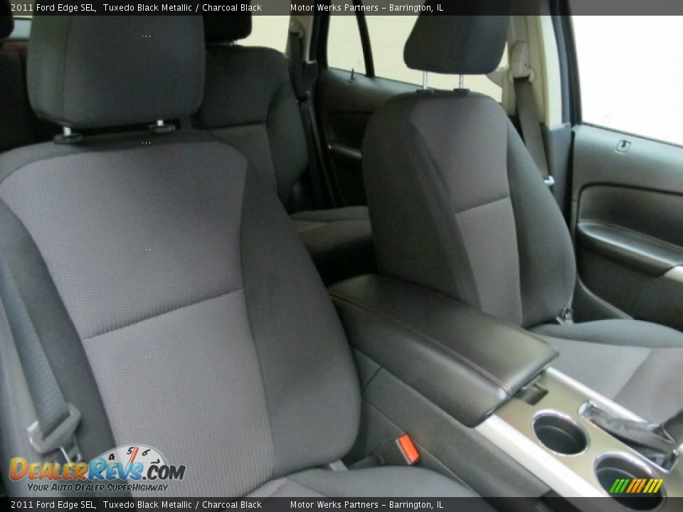 2011 Ford Edge SEL Tuxedo Black Metallic / Charcoal Black Photo #23