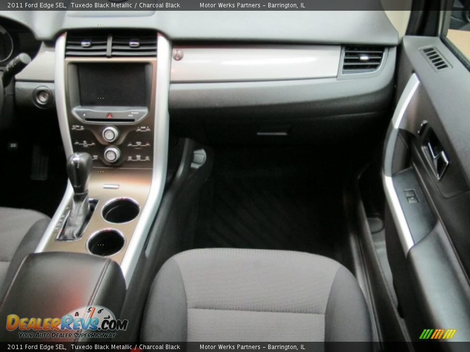 2011 Ford Edge SEL Tuxedo Black Metallic / Charcoal Black Photo #25
