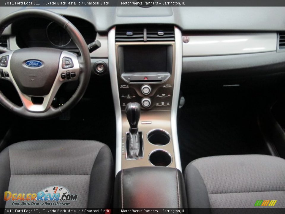 2011 Ford Edge SEL Tuxedo Black Metallic / Charcoal Black Photo #26