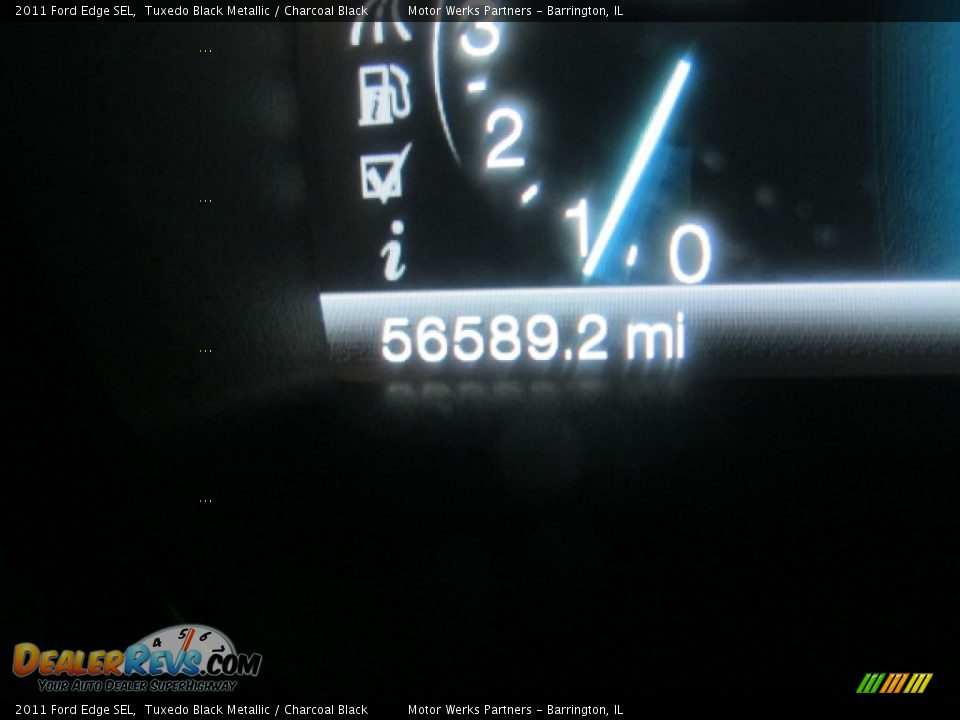 2011 Ford Edge SEL Tuxedo Black Metallic / Charcoal Black Photo #28