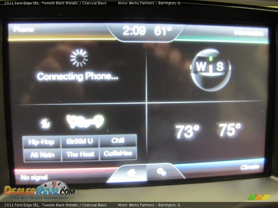 2011 Ford Edge SEL Tuxedo Black Metallic / Charcoal Black Photo #29