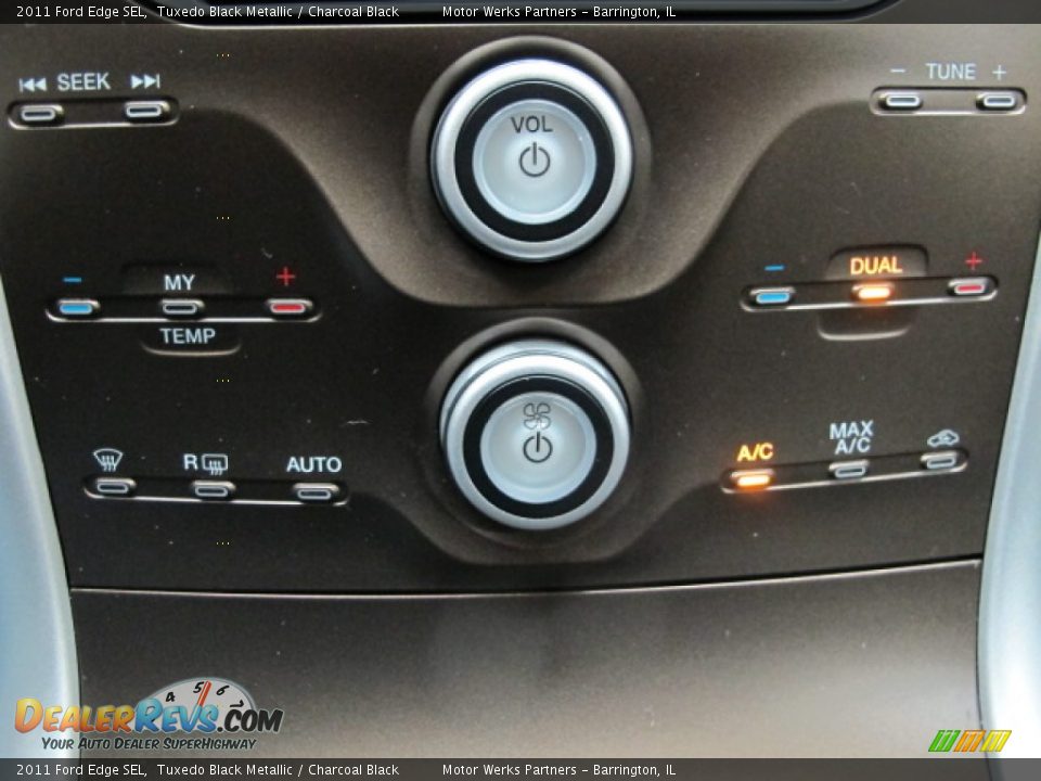 2011 Ford Edge SEL Tuxedo Black Metallic / Charcoal Black Photo #30