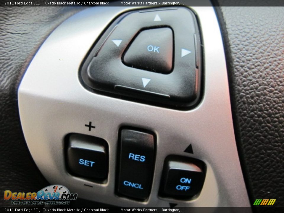 2011 Ford Edge SEL Tuxedo Black Metallic / Charcoal Black Photo #32