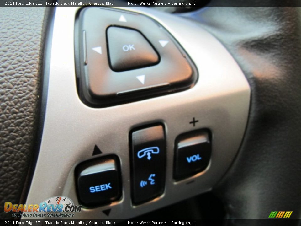 2011 Ford Edge SEL Tuxedo Black Metallic / Charcoal Black Photo #33