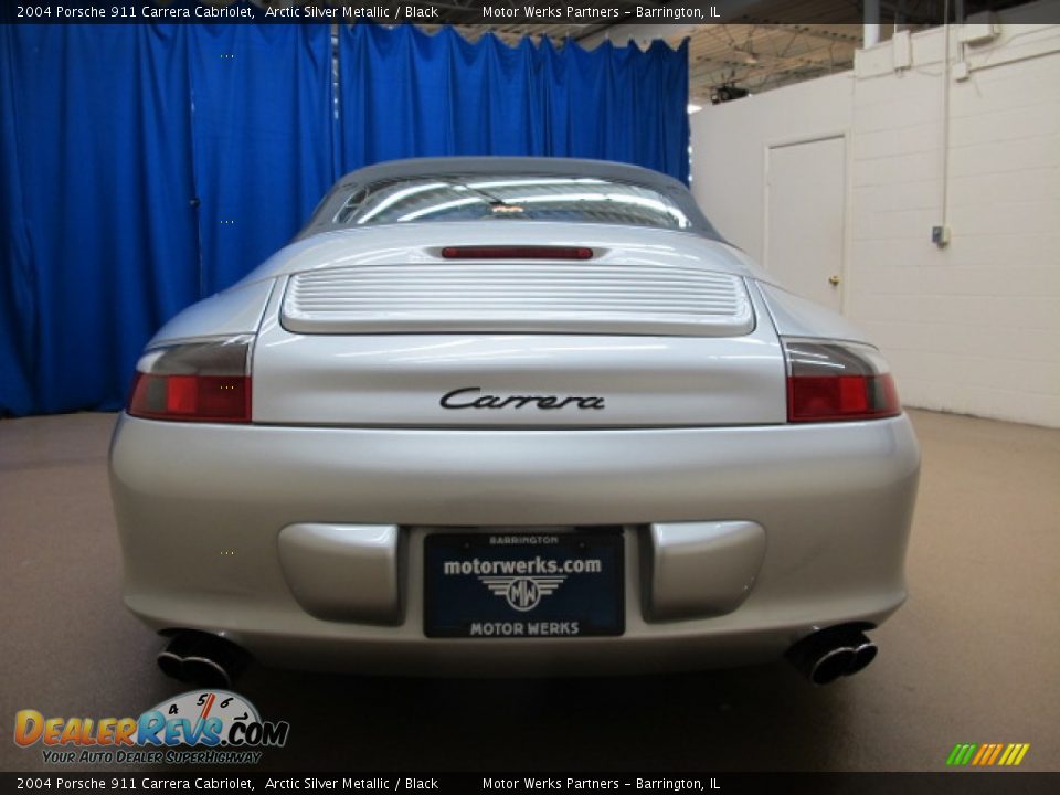 2004 Porsche 911 Carrera Cabriolet Arctic Silver Metallic / Black Photo #8