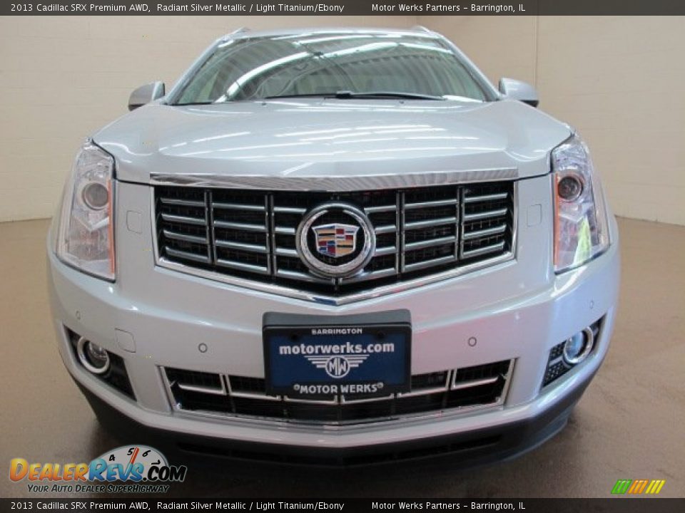2013 Cadillac SRX Premium AWD Radiant Silver Metallic / Light Titanium/Ebony Photo #2