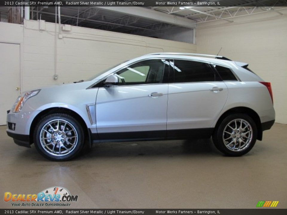 Radiant Silver Metallic 2013 Cadillac SRX Premium AWD Photo #4