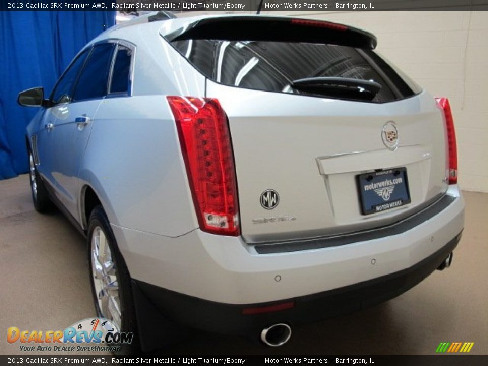 2013 Cadillac SRX Premium AWD Radiant Silver Metallic / Light Titanium/Ebony Photo #5