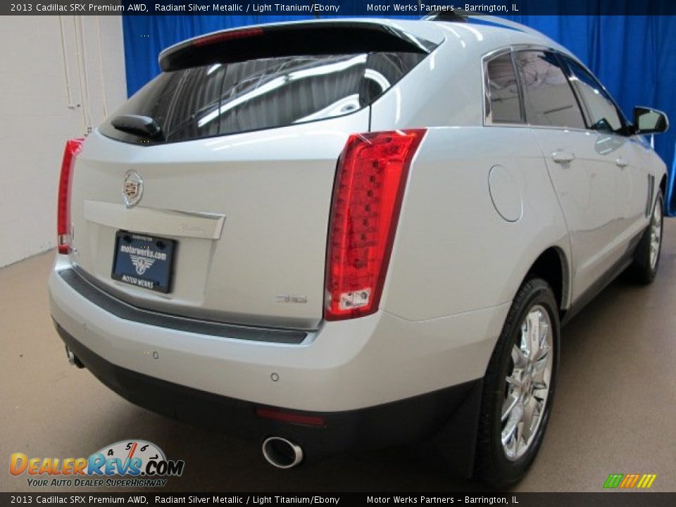 2013 Cadillac SRX Premium AWD Radiant Silver Metallic / Light Titanium/Ebony Photo #7