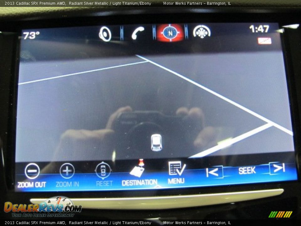 2013 Cadillac SRX Premium AWD Radiant Silver Metallic / Light Titanium/Ebony Photo #23