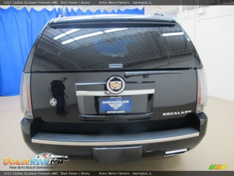 2013 Cadillac Escalade Premium AWD Black Raven / Ebony Photo #8