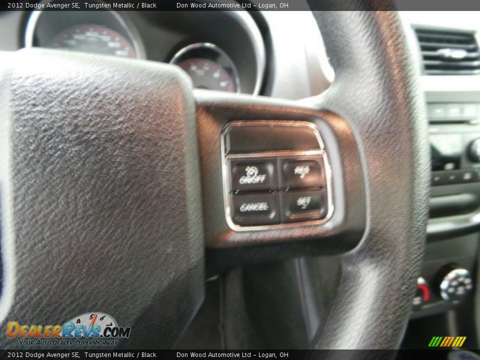 2012 Dodge Avenger SE Tungsten Metallic / Black Photo #16