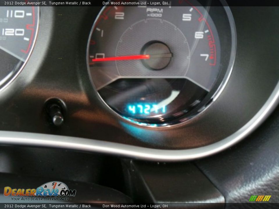 2012 Dodge Avenger SE Tungsten Metallic / Black Photo #19