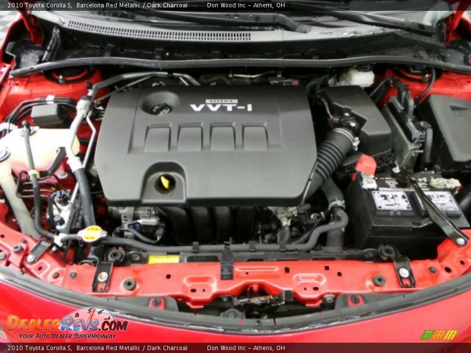 2010 Toyota Corolla S Barcelona Red Metallic / Dark Charcoal Photo #5