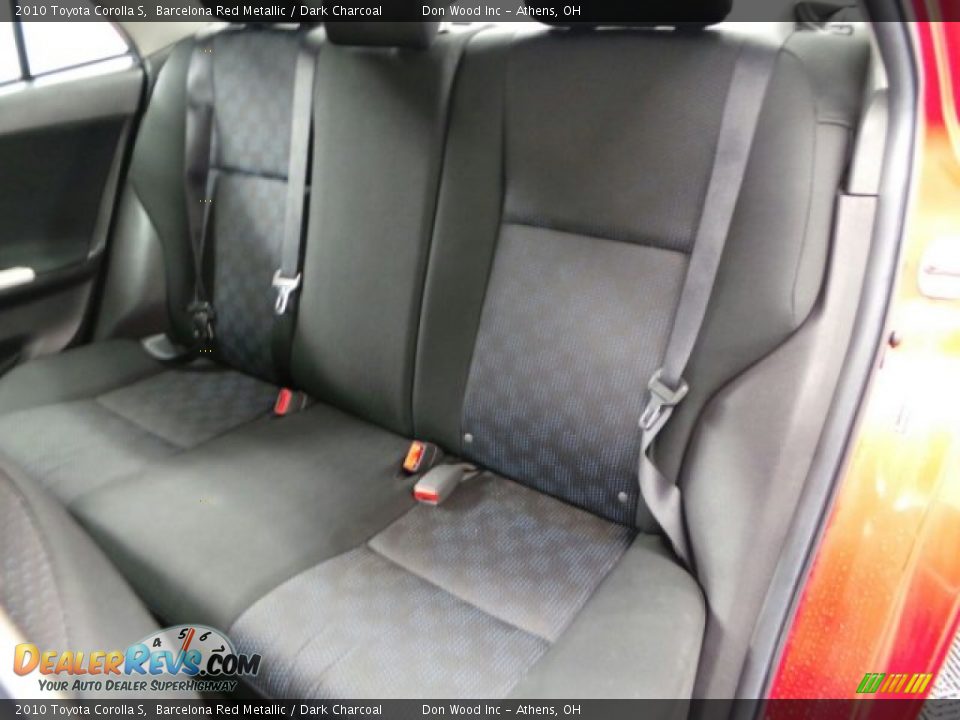 2010 Toyota Corolla S Barcelona Red Metallic / Dark Charcoal Photo #7