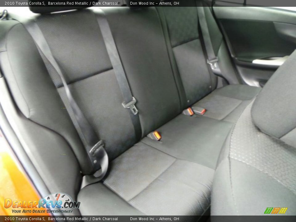 2010 Toyota Corolla S Barcelona Red Metallic / Dark Charcoal Photo #8