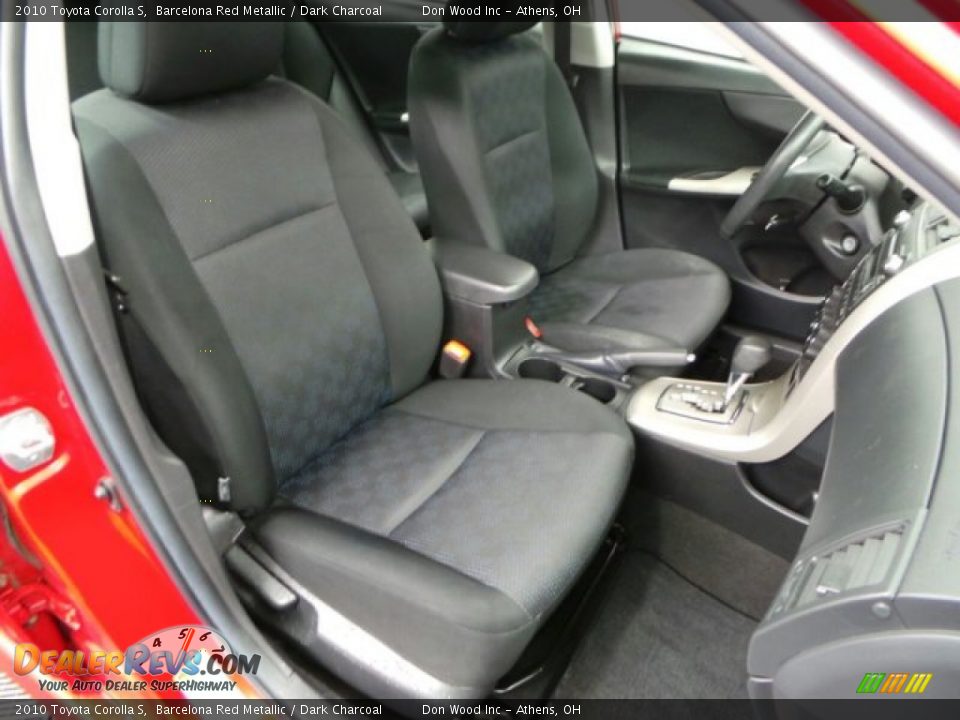2010 Toyota Corolla S Barcelona Red Metallic / Dark Charcoal Photo #9