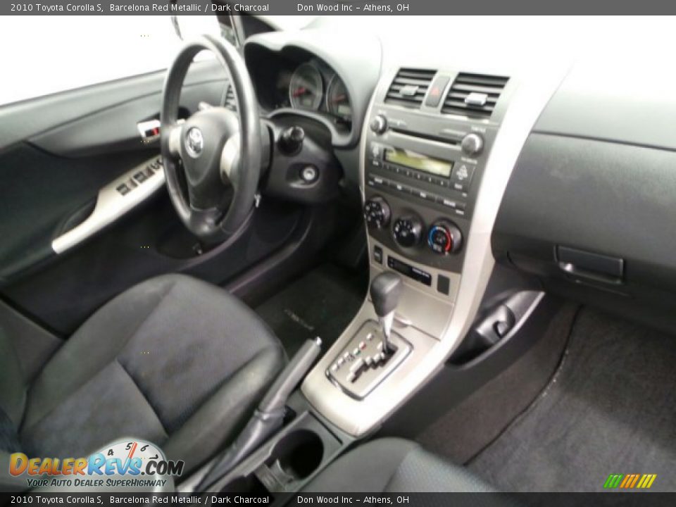 2010 Toyota Corolla S Barcelona Red Metallic / Dark Charcoal Photo #22