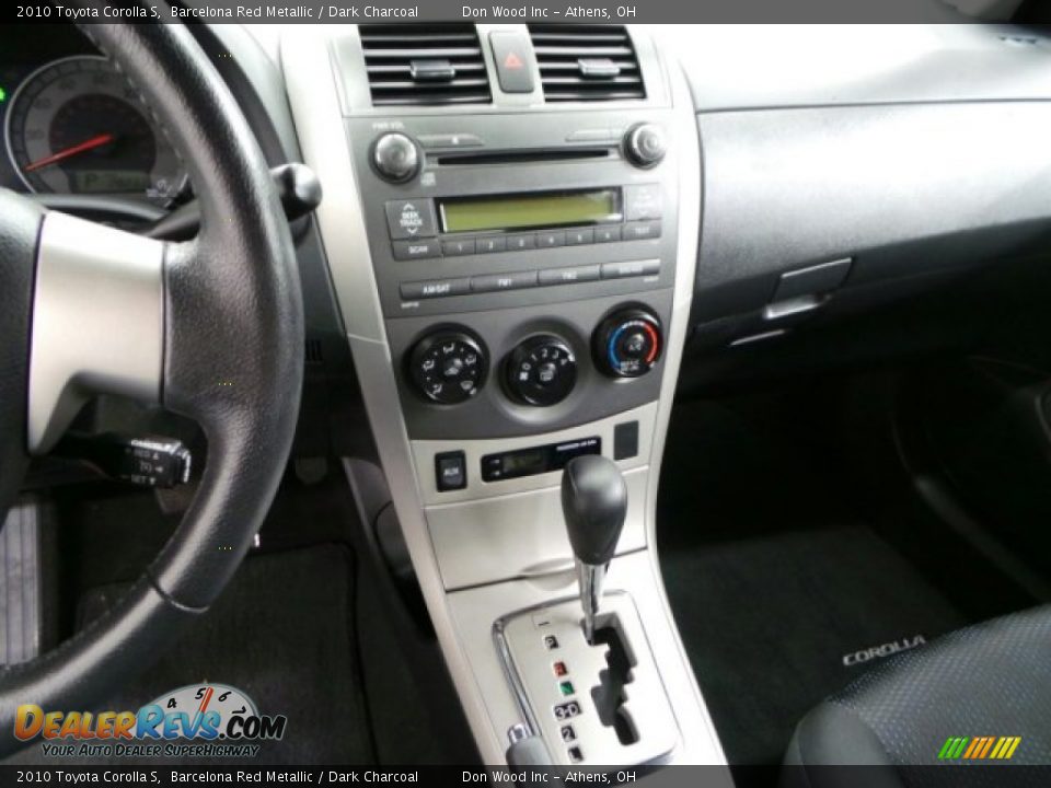 2010 Toyota Corolla S Barcelona Red Metallic / Dark Charcoal Photo #23