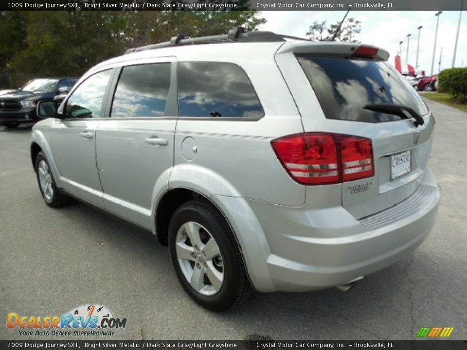 2009 Dodge Journey SXT Bright Silver Metallic / Dark Slate Gray/Light Graystone Photo #3