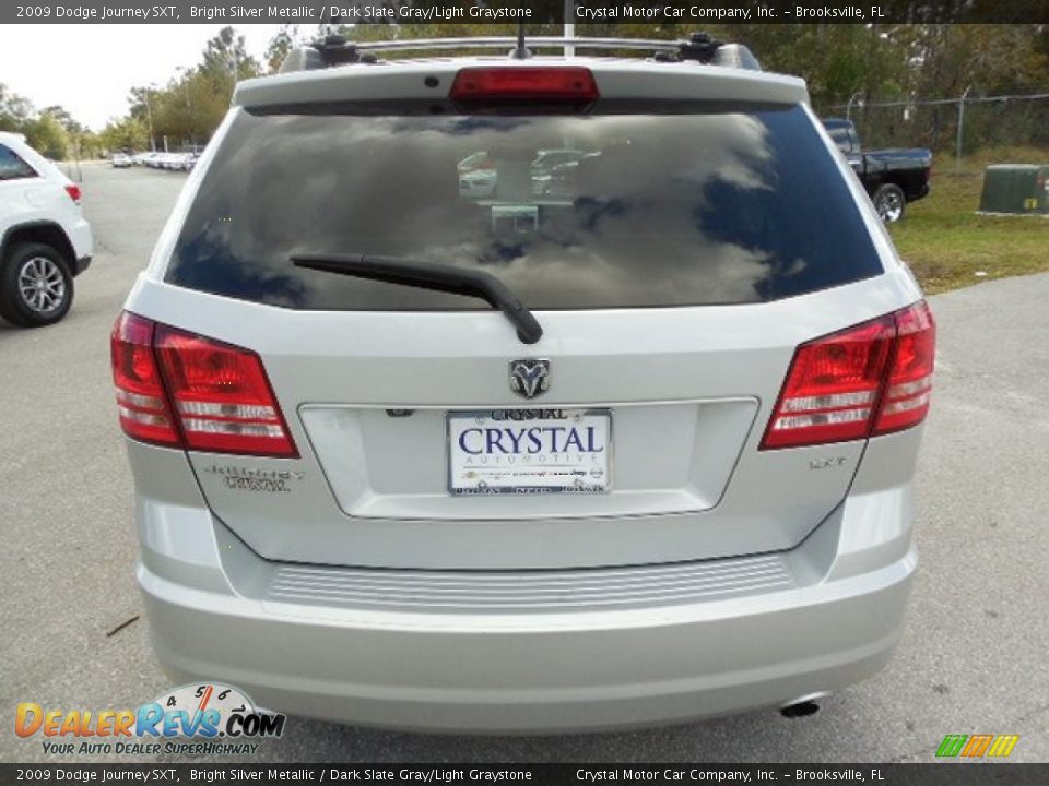 2009 Dodge Journey SXT Bright Silver Metallic / Dark Slate Gray/Light Graystone Photo #9