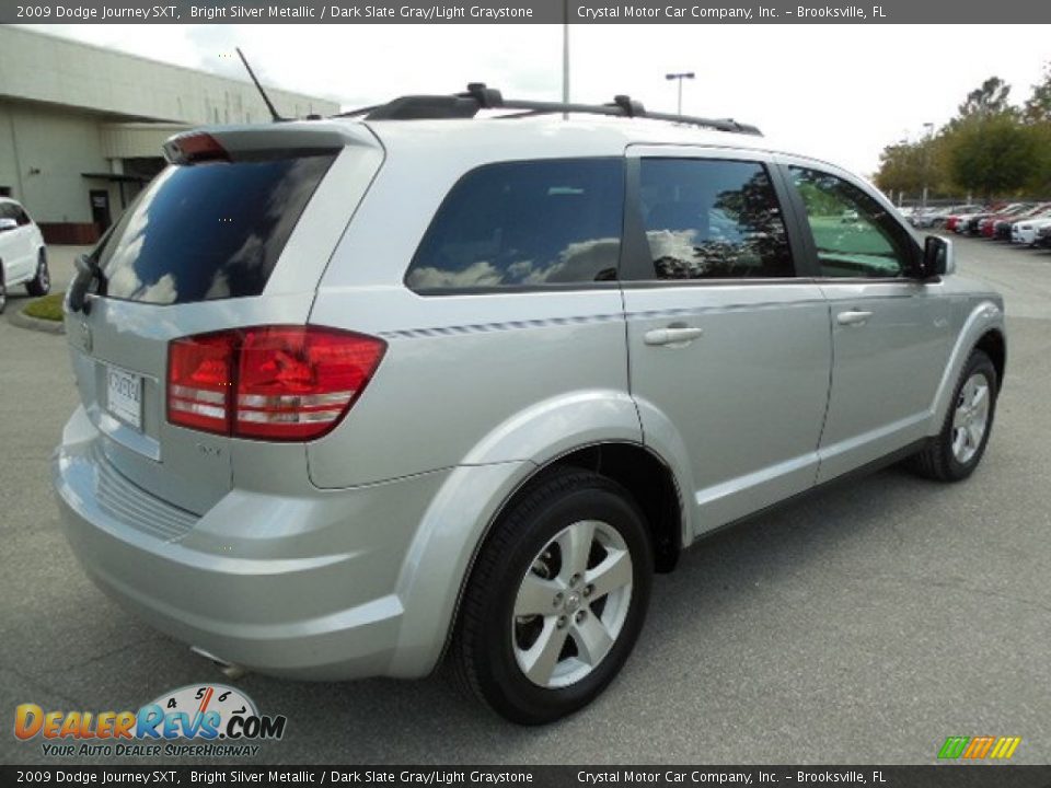 2009 Dodge Journey SXT Bright Silver Metallic / Dark Slate Gray/Light Graystone Photo #10
