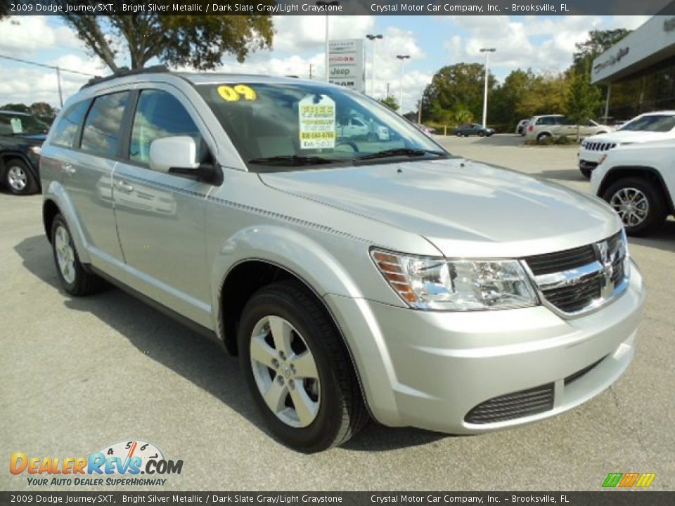 2009 Dodge Journey SXT Bright Silver Metallic / Dark Slate Gray/Light Graystone Photo #12