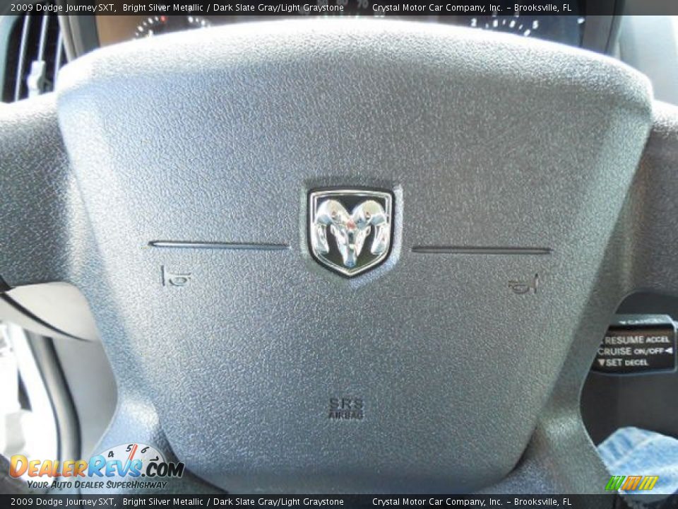 2009 Dodge Journey SXT Bright Silver Metallic / Dark Slate Gray/Light Graystone Photo #23