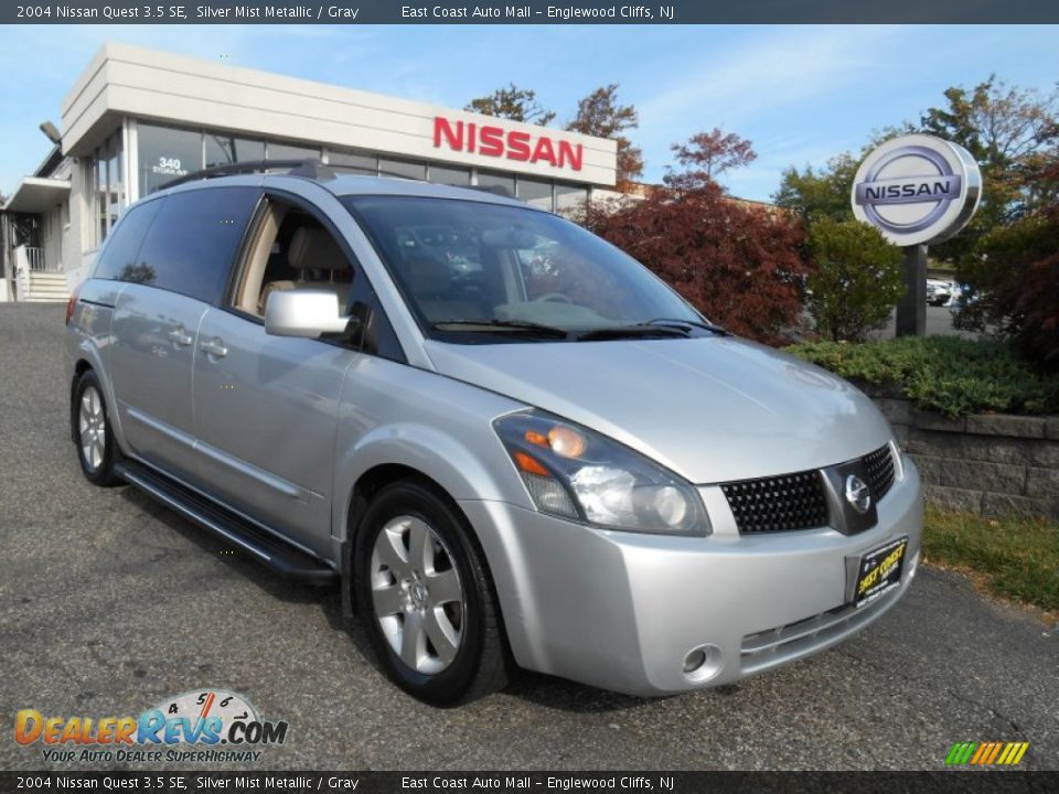 2004 Nissan Quest 3.5 SE Silver Mist Metallic / Gray Photo #1