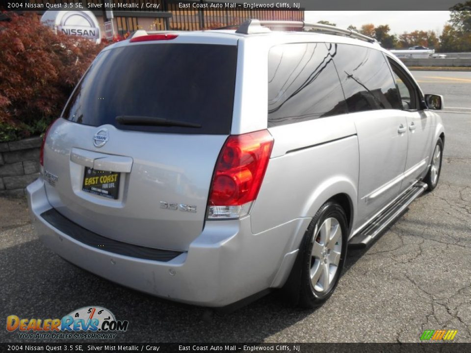 2004 Nissan Quest 3.5 SE Silver Mist Metallic / Gray Photo #4