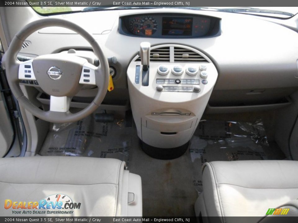 2004 Nissan Quest 3.5 SE Silver Mist Metallic / Gray Photo #10