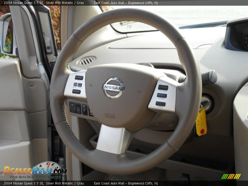2004 Nissan Quest 3.5 SE Silver Mist Metallic / Gray Photo #12