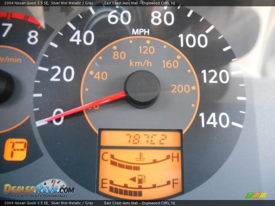 2004 Nissan Quest 3.5 SE Silver Mist Metallic / Gray Photo #13