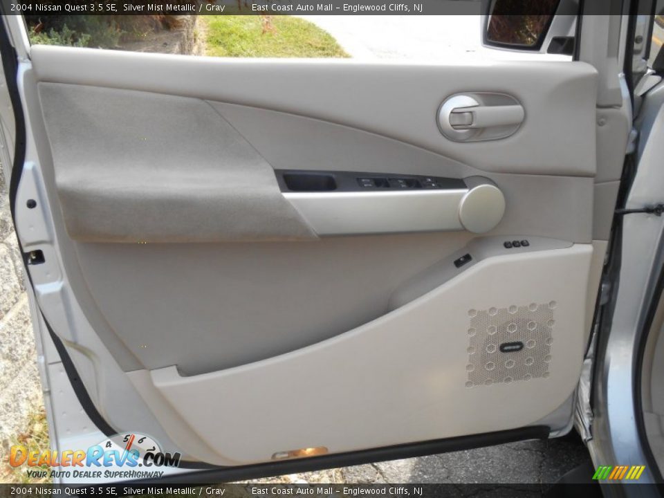 2004 Nissan Quest 3.5 SE Silver Mist Metallic / Gray Photo #14