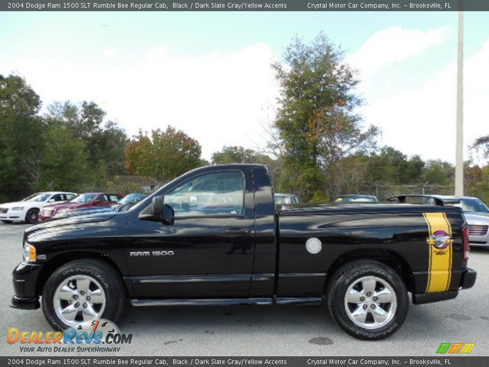 Black 2004 Dodge Ram 1500 SLT Rumble Bee Regular Cab Photo #2