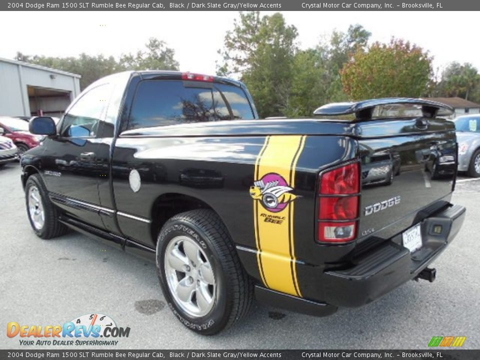 Black 2004 Dodge Ram 1500 SLT Rumble Bee Regular Cab Photo #3