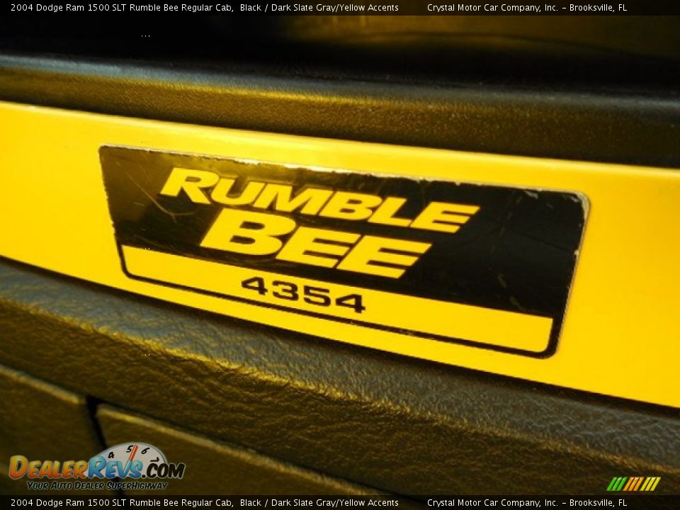 2004 Dodge Ram 1500 SLT Rumble Bee Regular Cab Logo Photo #12