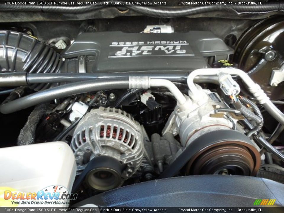 2004 Dodge Ram 1500 SLT Rumble Bee Regular Cab 5.7 Liter HEMI OHV 16-Valve V8 Engine Photo #17
