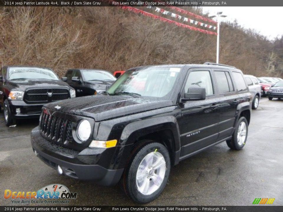 2014 Jeep Patriot Latitude 4x4 Black / Dark Slate Gray Photo #1